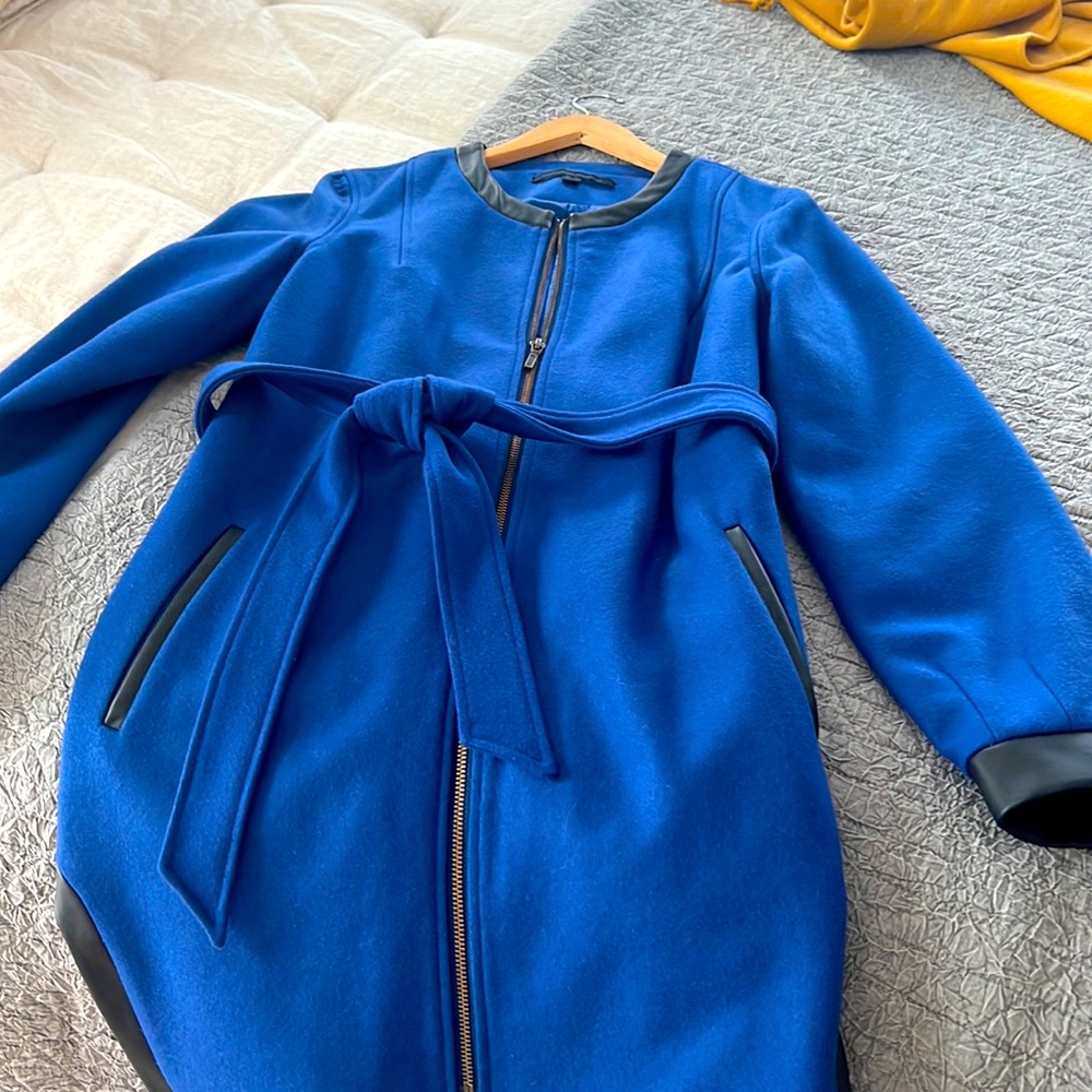 Katherine Barclay Ladies Jacket with Vegan Leather Trim